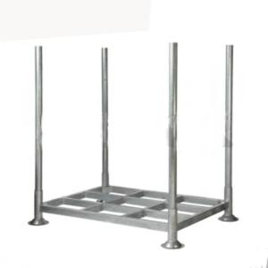 Quality Warehouse Hot DIP Zinc Foldable Pallet Container Storage Steel Stacking Rack Post Pallet wholesale