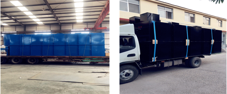 Integrated Wastewater Treatment Tank Stable Performance Easy To Operate