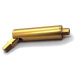 Swivel Joint Fixture Gold Brass Cable Gripper