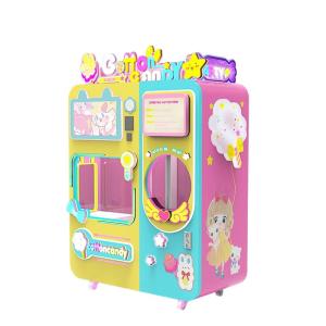 Quality Fully Automatic Vending Device Self Service Cinema Commercial Cotton Candy Vending Machine For Sales wholesale