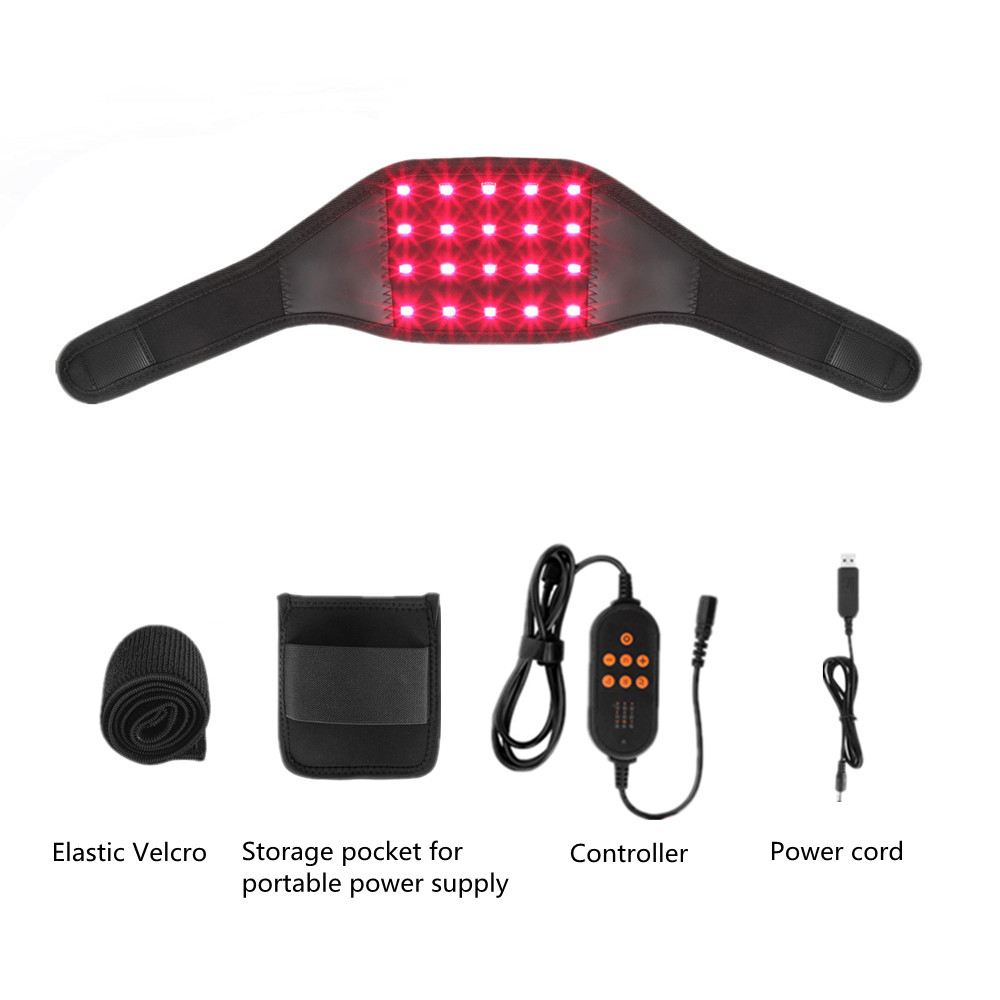 Red light 660nm 850nm hot pads physical therapy heating pad for pain relief period pain relief device