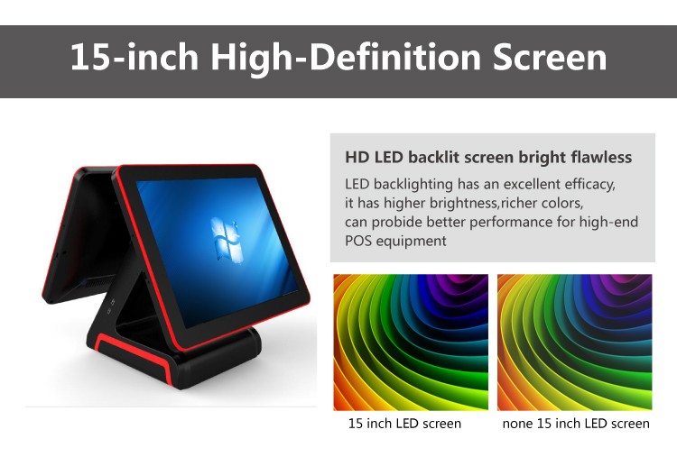 Windows Operation System All in One POS Terminal with 15 Inch Capacitive Touch Screen