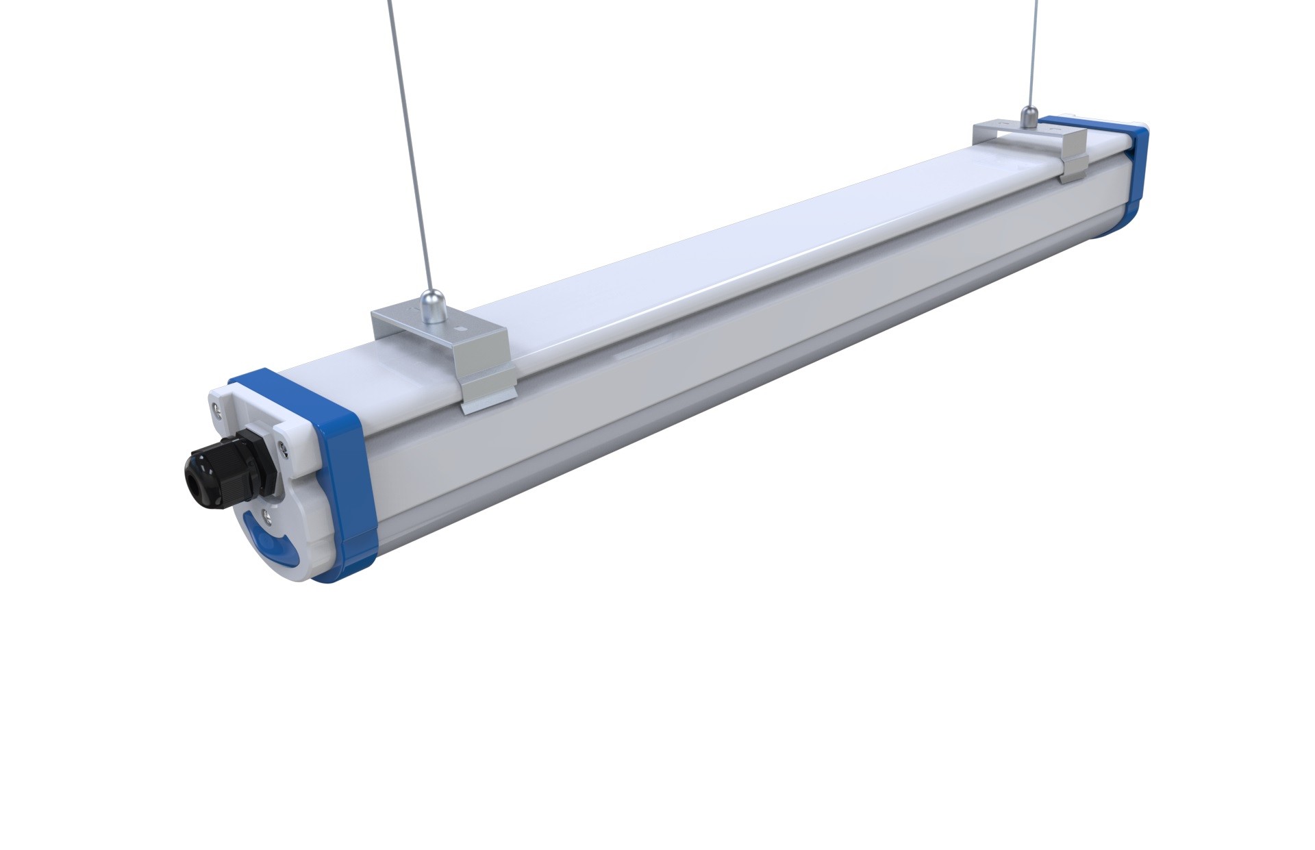 Dualrays D2 Series 40W Suspending Mounted LED Tri Proof Light 4ft Boker Driver Energy Saving For Poultry Farm