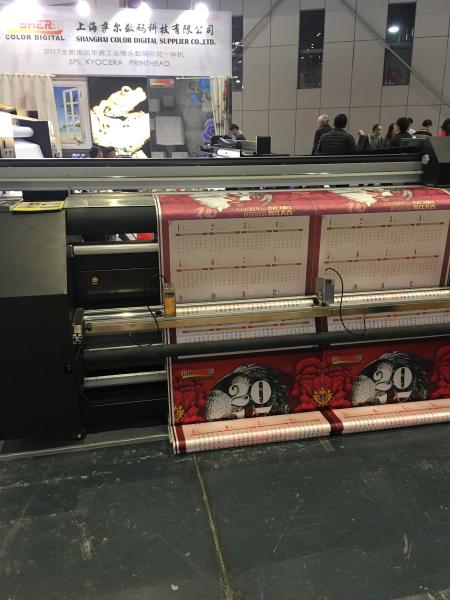 Dual CMYK Continous Ink Supply Dye Sublimation Printing Machine For Textile