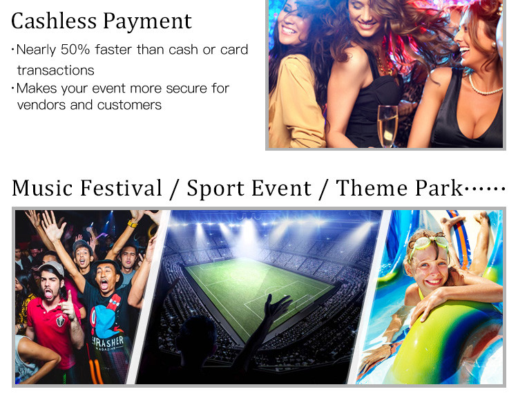 Disposable RFID Wristband Woven Smart RFID Bracelets For Hotels And Resort