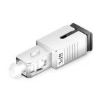 Customizable Length Metal Simplex Mode Fiber Optic Attenuator with Tensile