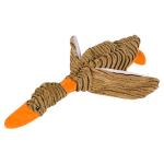 Grey Beige Squeaky Dog 25cm Duck Plush Toys/pet toys