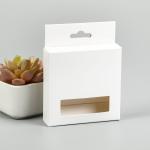 Recycled Materials Square Electronic Data Cable Earphone Packaging Cardboard