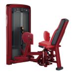 Sports Heavy Duty Gym Equipment , Hip Abduction Machine Red Color High Precision