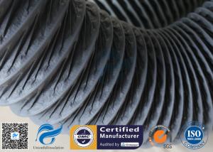 Quality 260℃ 150MM PVC Coated Fiberglass Flexible Air Ducting Fabric Fire Resistant wholesale