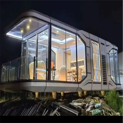 Prefabricated House Garden House Mobile Home Steel Structure Building Holiday Home