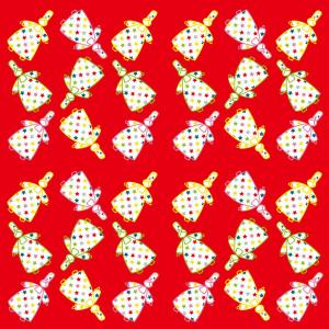 Quality Candy Bouquet 3 Ply Serviettes , 330x330mm Assorted Paper Napkins wholesale