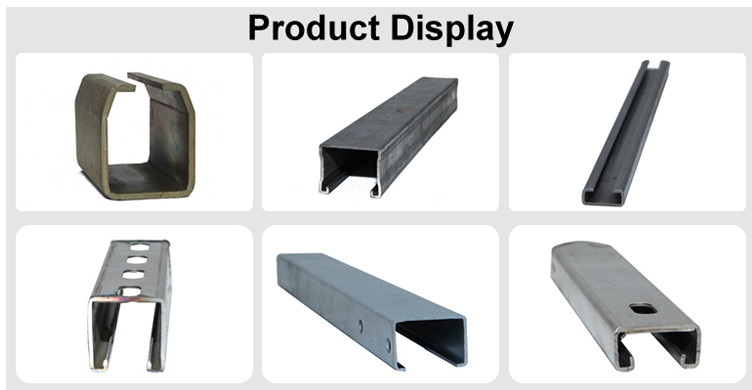 Hot Rolled Forming Galvanised Steel C Channel With Thick Protective Coating