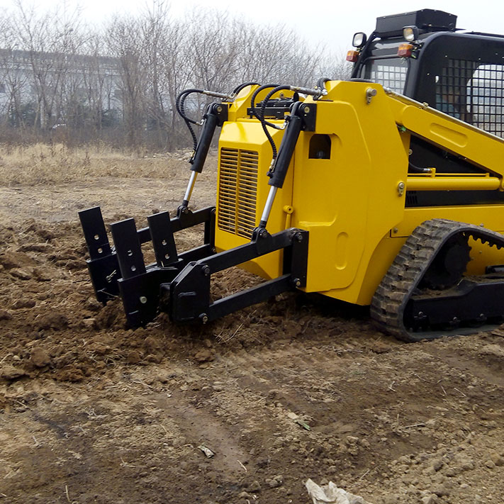 SNSC EPA EV Engine 350kg 500kg Mini Diesel Skid Steer Loader Max Dumping Height 2050mm