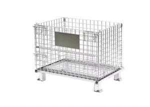 Quality Turnover Box Ss304 Foldable Wire Mesh Cage Alkali Resistant Metal Butterfly wholesale