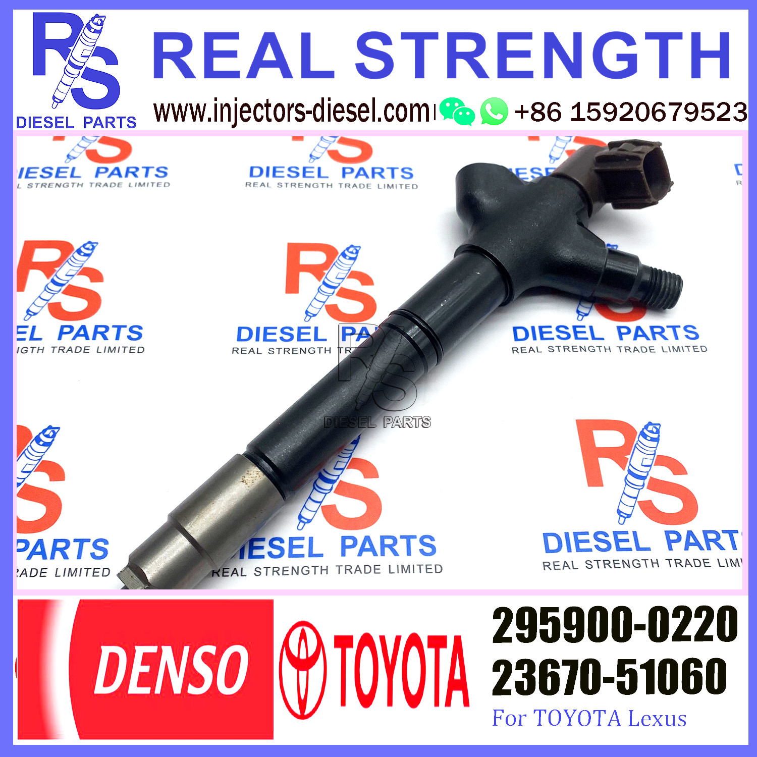Common Rail Diesel Injector nozzle 23670-59045 23670-51060 295900-0220 for TOYOTA Lexus LX570 Land Cruiser 200 1VDFTV