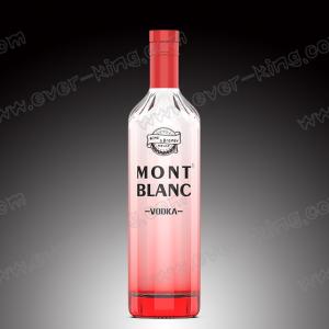 Quality Luxury 700ml Empty Vodka Bottle With Glass Cap wholesale