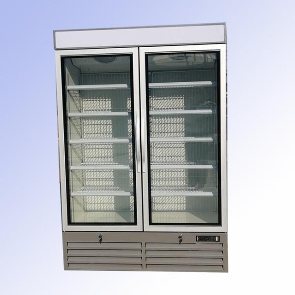 800L Display Volume Commercial Upright Display Freezer Digital Thermostat Air