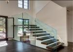 Building Floating Steps Staircase Glass Balustrade Stairs Extremely Aestheticall