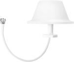 N Female White RG58 Cable 700MHz-2700MHz 5dBi Ceiling Antenna For Repeater