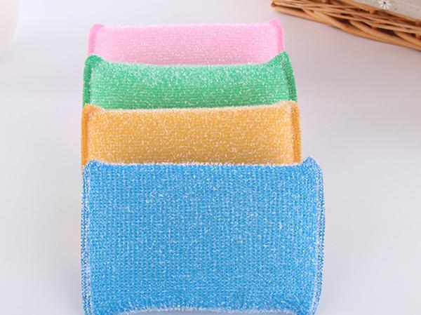 Eco Friendly Non Abrasive Cleaning Pads Strong Water Absorption With Plastic
