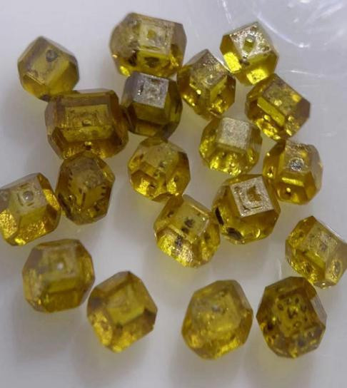 1mm - 4mm Synthetic Monocrystalline Diamond Rough Hpht Diamond Abrasives
