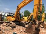 Hyundai R210-5D Used Excavator Machine 125Kw Power 2008 Year Yellow Color