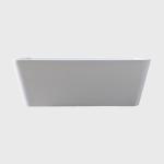 Bathroom Reinforced Acrylic Back To Wall Bathtubs For Adult Stand Alone 1500mm