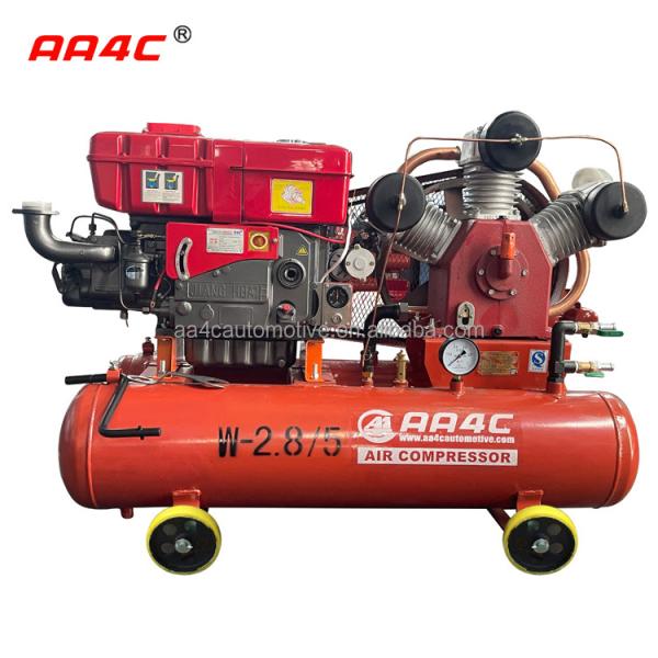 AA4C Reciprocating Portable mining industry piston diesel air compressor outdoor