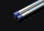 BS 4568 / BS 31 Hot Dip Galvanized Metal Conduit Pipe With Screwed Ends And Caps