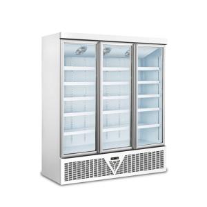 Quality 1600L 800W Commercial Glass Door Coolers Glass Display Fridge wholesale