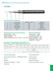 Quality TLA Series Low loss phase &amp;AmPlitude Stable cable wholesale