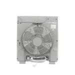Household 12V Solar Energy Rechargeable Box Fan With LED Light