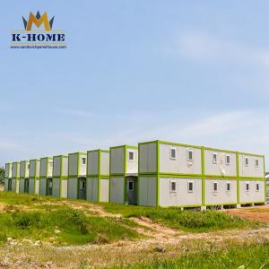 Quality Rock Wood Porta Cabin Accommodation K Type Light Steel Structure wholesale