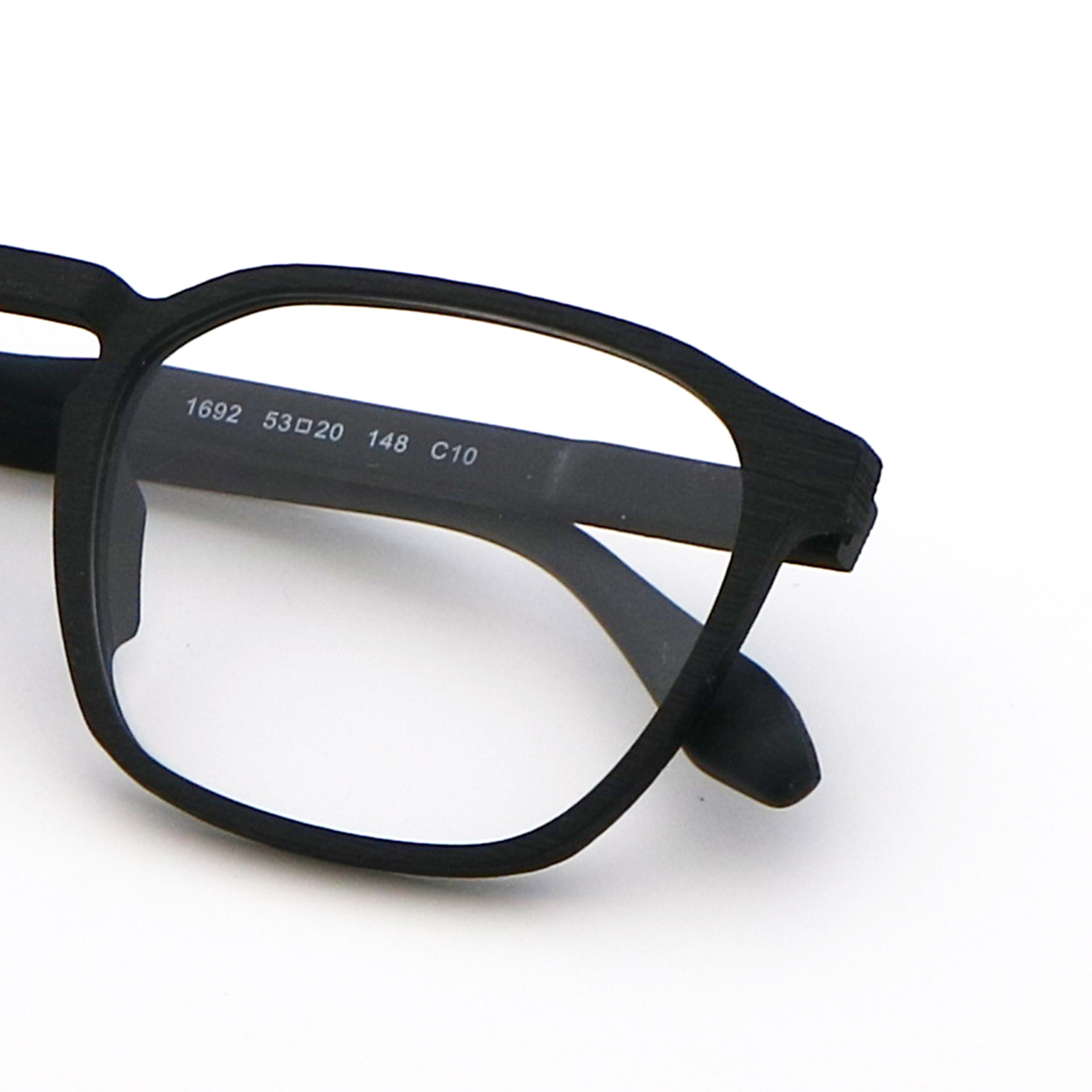 Polygons Wood Grain Frame Eye Glasses Acetate Glasses Frame Unisex