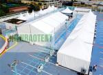 High Reinforce Aluminum Hospital Tent Erected In Park Emergency Anti Rust