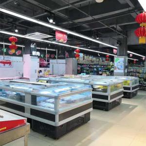 Quality Top Open Commercial Deep Fridge For Display Frozen Food wholesale