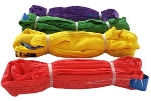 Quality Soft Polyester Endless Round Sling Polyester Webbing Sling For Lifting wholesale