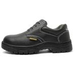 Mental toe Black Unisex Shoes Unisex Synthetic Upper Material Shoes Slip