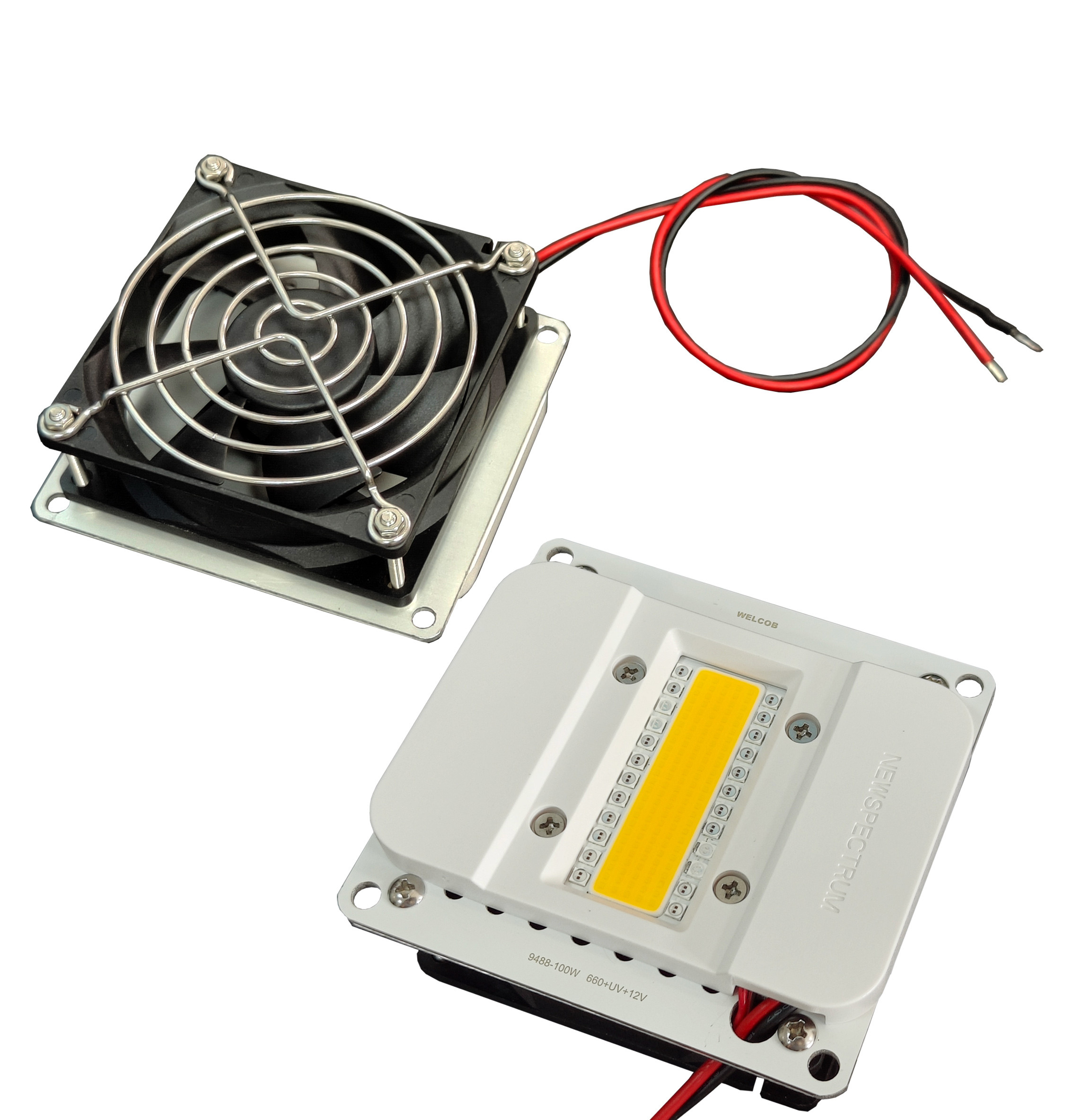 Light Bar Module COB Plant Light with Built-in Fan Cooling System for Home Gardeners and Greenhouse Growers
