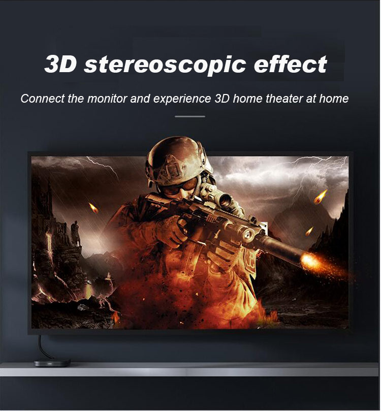 Multifunctional 1080P HDMI Cable Male To Male High Speed Customizable