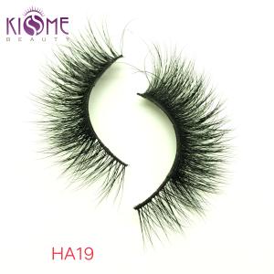 Quality Thick Convenient Natural Mink Eyelashes Long Smooth Surface Lasting Time HA19 wholesale