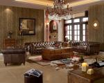 Wooden Legs With Wheels Soft Kingston Chesterfield Leather Sofa By Handwork