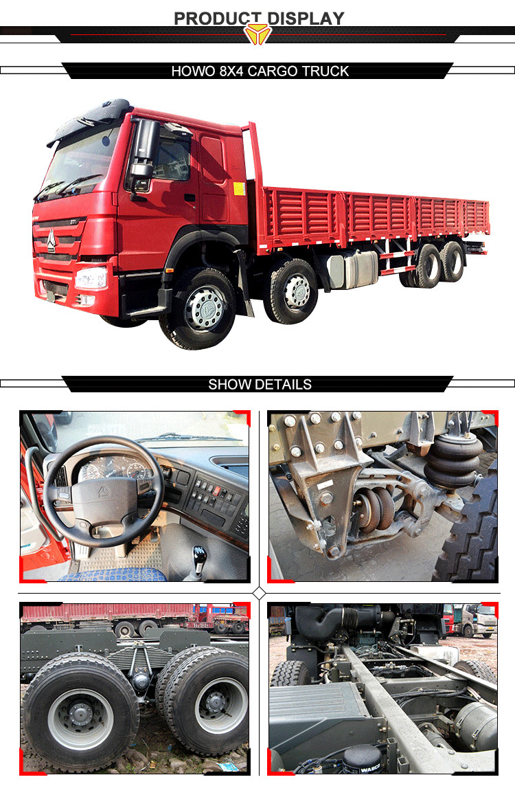 Heavy Commercial Trucks 6 x 4 Driving Heavy Cargo Trucks Loading 50 Ton