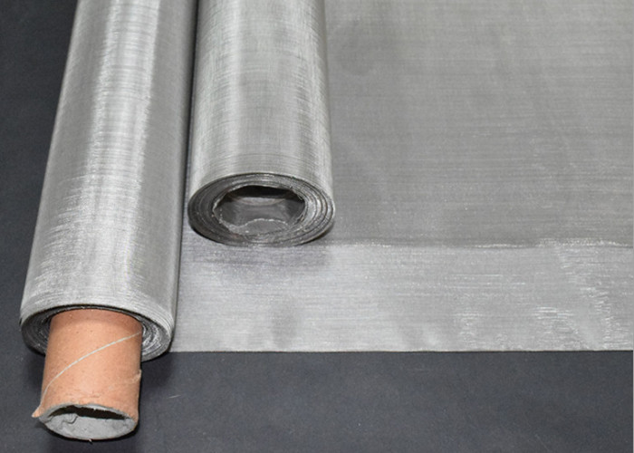 Plain Weave Stainless Steel Bolting Cloth Strong Anti Please Ability No Deformable