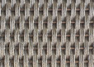 Quality 5mm Crimped Flat Stainless Steel Architectural Mesh Anti Acid wholesale