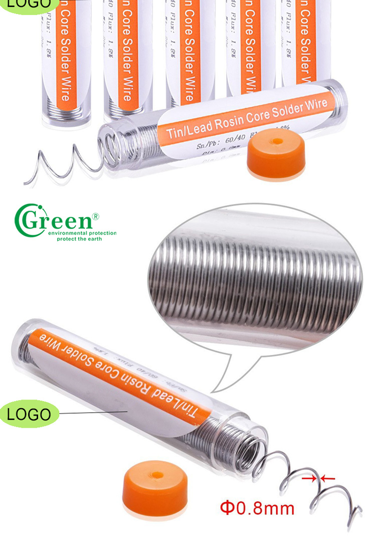 Rosin Core Tin Solder Wire 2.0% Flux Content Melting Point 183 - 191℃
