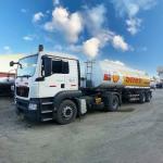 18000L Carbon Steel Draw Bar Tank Trailer with 2 Axles for Fuel or Diesel