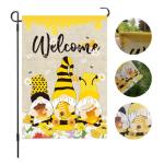 Double Sided Polyester Garden Banner Promotional Sublimation Heat Transfer
