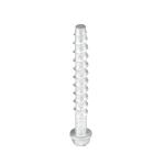Plain Finish Heavy Duty Hex Zinc Plated Concrete Screw Anchor for Outdoor